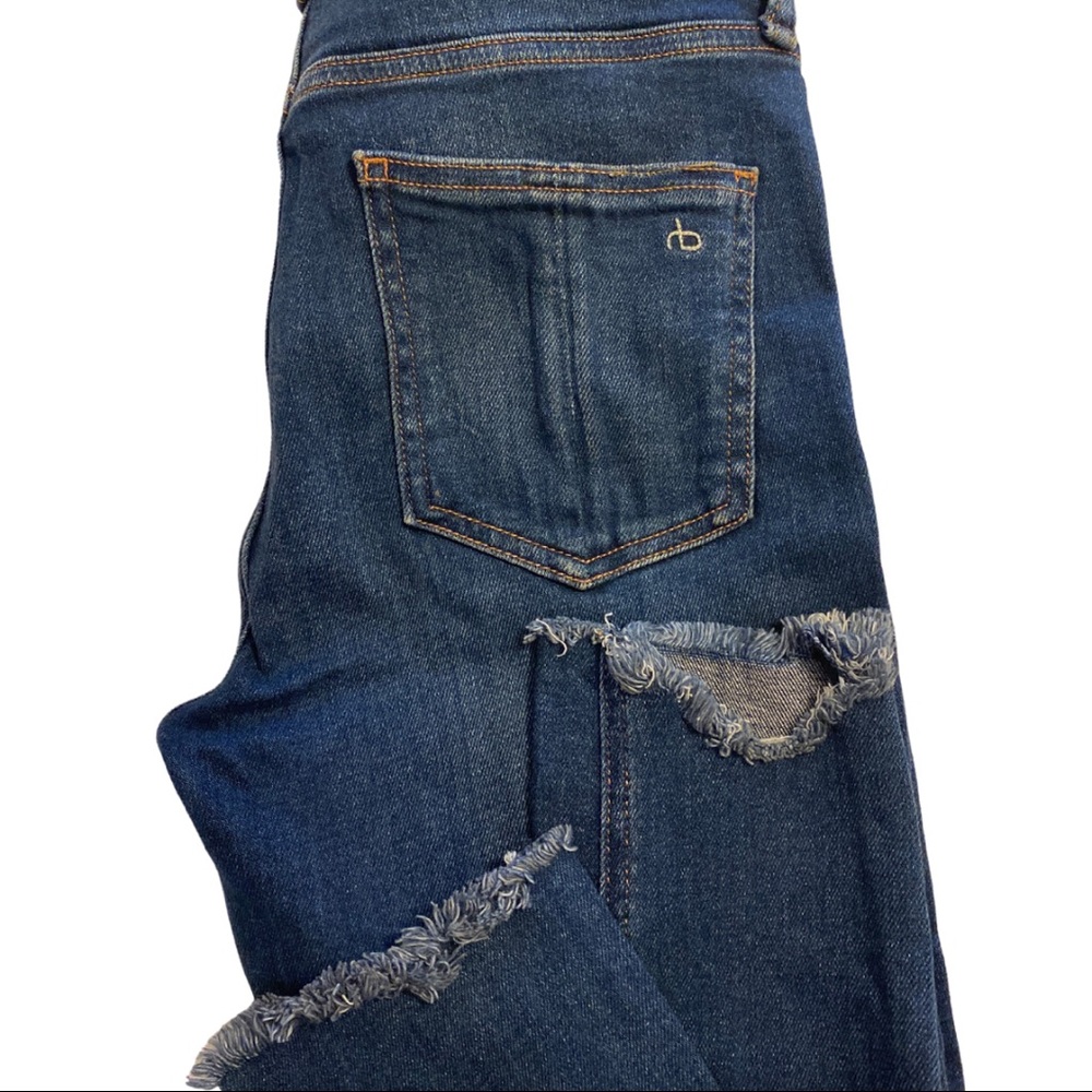 rag & bone blue denim jeans, size 26